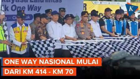 Kapolri Flag Off Arus Balik, One Way Nasional Diterapkan