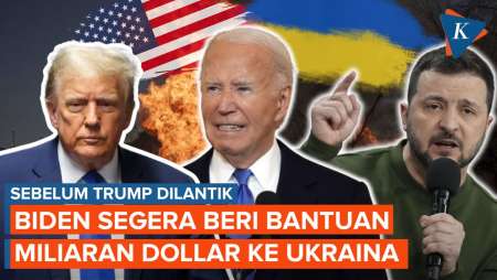 Biden Segera Kucurkan Bantuan Miliaran Dollar ke Ukraina Sebelum Trump Dilantik