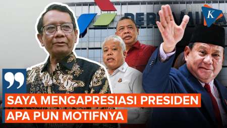 Mahfud MD Apresiasi Presiden 