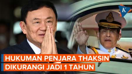 Raja Thailand Kurangi Hukuman Penjara Thaksin Shinawatra, dari 8 Jadi 1 Tahun