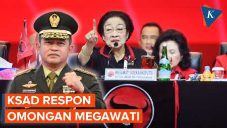 KSAD Maruli Minta Megawati Laporkan Dugaan Intimidasi TNI