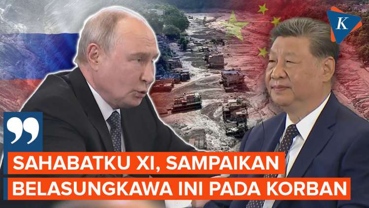Di Hadapan Xi, Putin Ucap Belasungkawa Atas Banjir Nepal-China