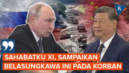 Di Hadapan Xi, Putin Ucap Belasungkawa Atas Banjir Nepal-China
