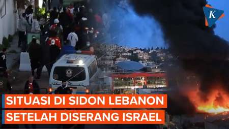 Kondisi Sidon Lebanon Setelah Serangan Besar-besaran Oleh Israel