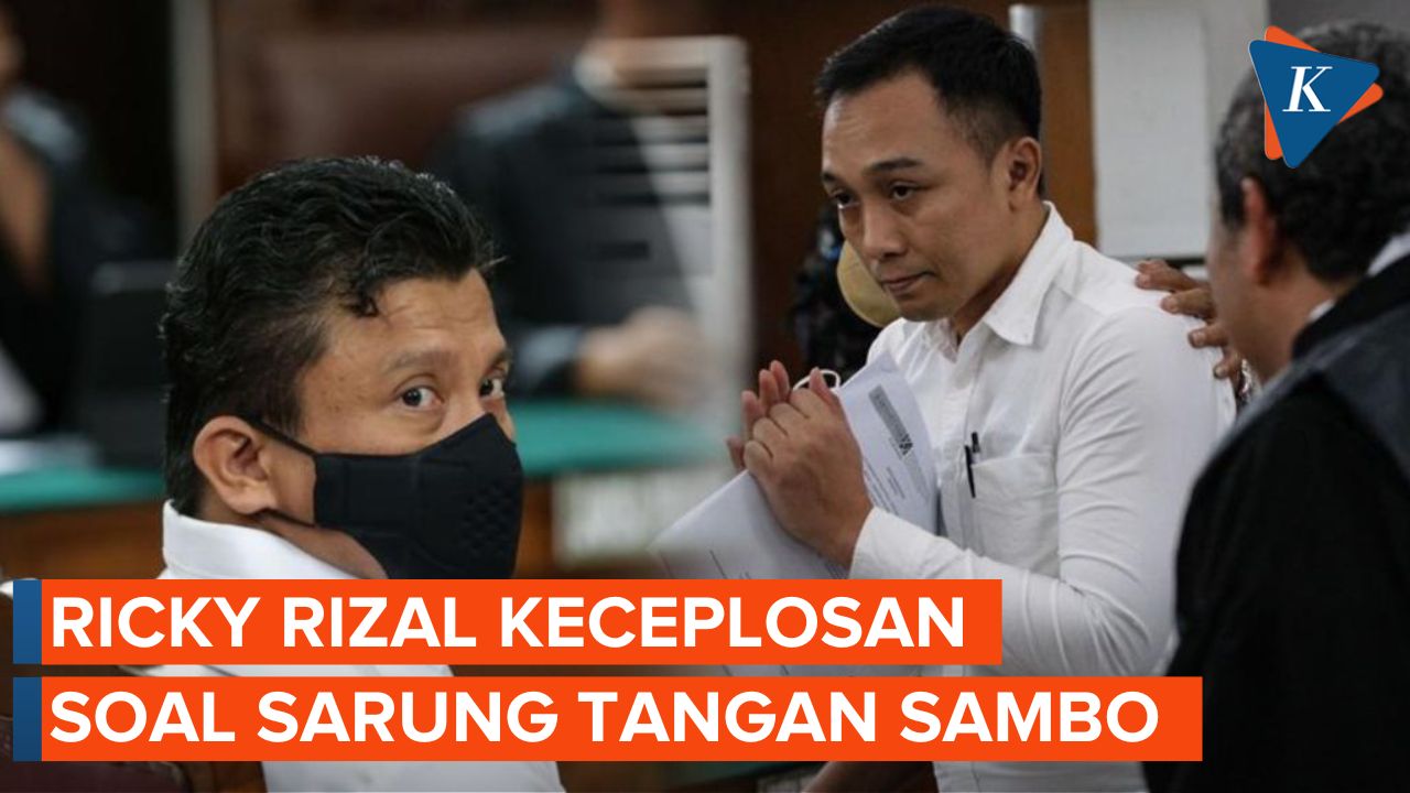 Ricky Keceplosan Sebut Sambo Pakai Sarung Tangan, Diralat Jadi Masker Hitam
