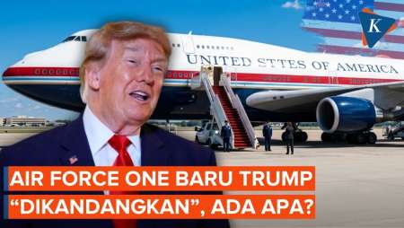 Baru Dipakai Sekali, Air Force Baru Trump "Dikandangkan" Sebulan