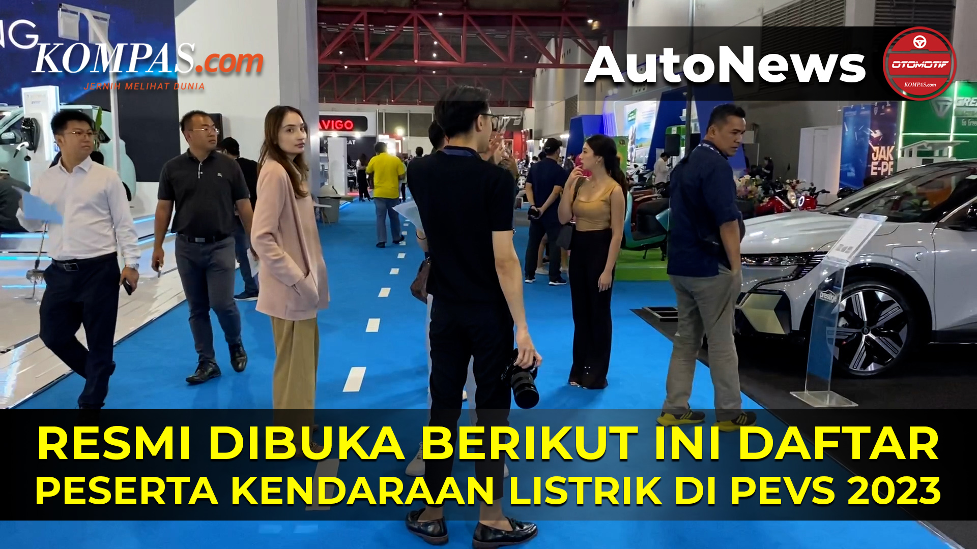 Pameran Kendaraan Listrik PEVS 2023 Resmi Dibuka