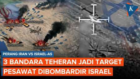 Pesawat Iran Dibombardir Israel, 3 Bandara Teheran Jadi Sasaran