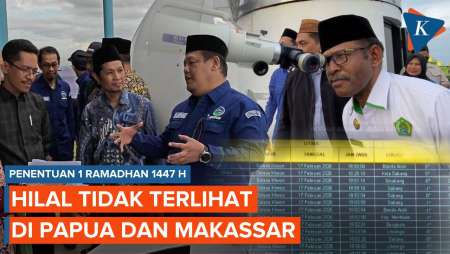 Hilal Tidak Terlihat Di Papua Dan Makassar, Puasa 2026 Tunggu Hasil Sidang Isbat