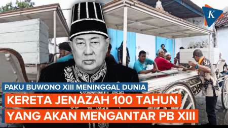 Jenazah Paku Buwono XIII Diantar Kereta 100 Tahun, Ditarik 6 Hingga 8 Kuda