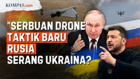 Serbuan Drone Rusia Bikin Ukraina “Ngos-ngosan”, Taktik Baru Moskwa?