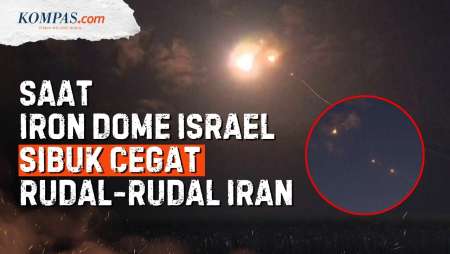 Rudal Iran Sibukkan Iron Dome Israel, Sirine Meraung