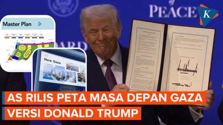 AS Pamerkan Isi "Master Plan" untuk Gaza ala Trump