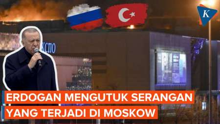 Presiden Turkiye Erdogan Merespons Aksi Terorisme di Moskow