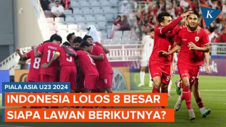 Indonesia Lolos 8 Besar Piala Asia U23 2024, Siapa Lawan Berikutnya?