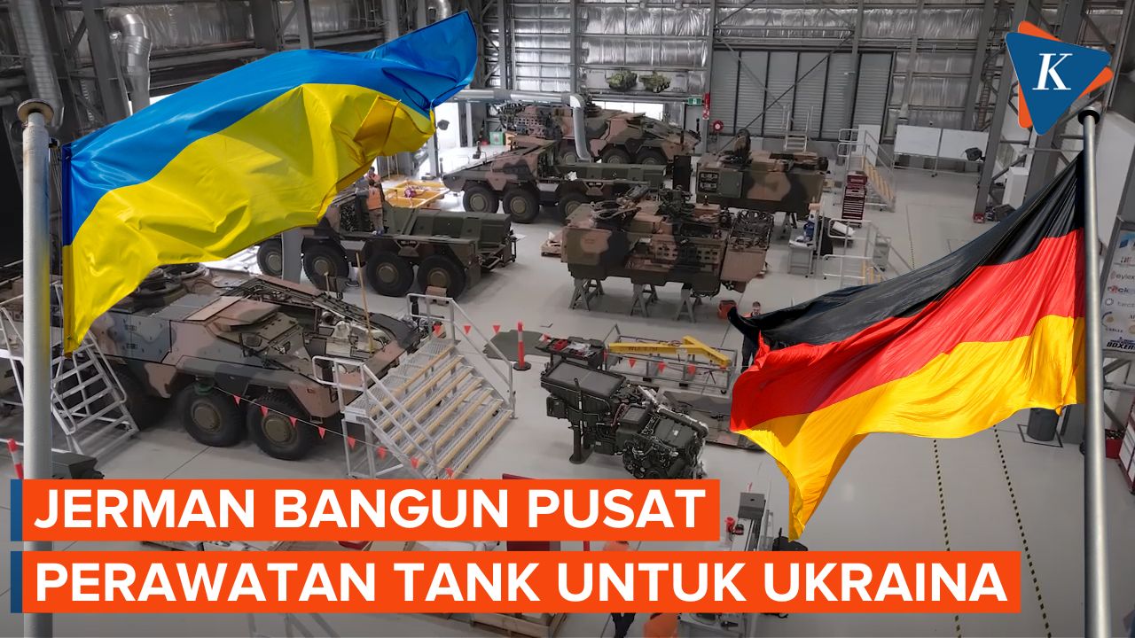 Jerman Bangun Pusat Perawatan Tank untuk Ukraina di Rumania
