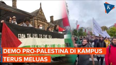 Demo Pro-Palestina Meluas di Kampus-kampus Dunia, Setelah AS Kini Australia dan Meksiko