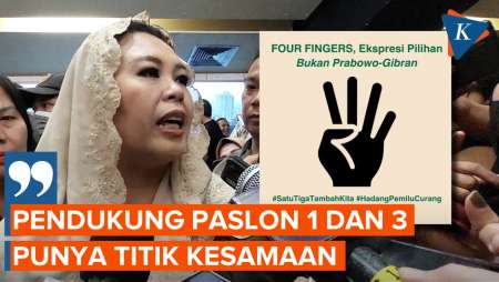 Muncul Salam 4 Jari, Yenny Wahid: Alami, Seolah-olah antara Pendukung 01 dan 03