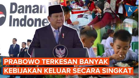 Prabowo Dibuat Terkesan oleh Banyaknya Kebijakan Lahir dalam Waktu Singkat