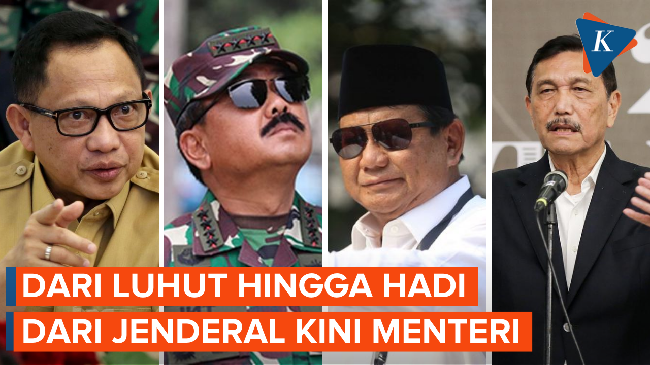 Deretan Eks Jenderal TNI dan Polri yang Kini Jadi Menteri Jokowi