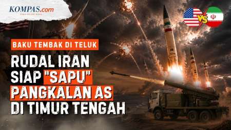 Iran "Berontak" Disengat AS: Siapkan Pembalasan Dahsyat, Incar Pangkalan Di Teluk, Rudal Siap Gigit