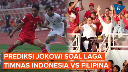 Laga Penentuan Timnas Indonesia Vs Filipina, Prediksi Jokowi: Menang!