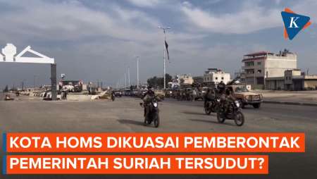 Pemberontak Suriah Klaim Mencapai Kota Homs, Dekati Pertahanan Pemerintah