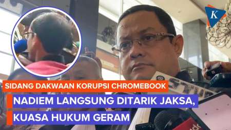 Momen Nadiem Langsung Ditarik Jaksa Setelah Sidang, Pengacara Marah: Dia Punya Hak Bicara!
