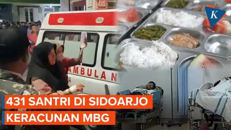 431 Santri Di Sidoarjo Keracunan MBG, Total 19 Sekolah Terdampak