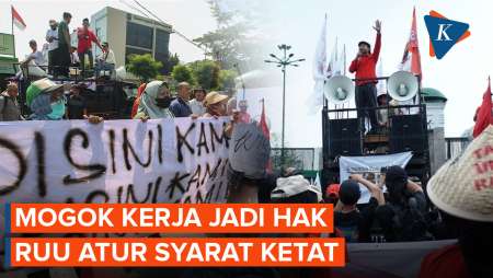 Mogok Kerja Hak Buruh, RUU Ketenagakerjaan Siapkan Aturan Baru
