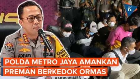 Operasi Besar-Besaran, Polda Metro Jaya Amankan 22 Preman Berkedok Ormas
