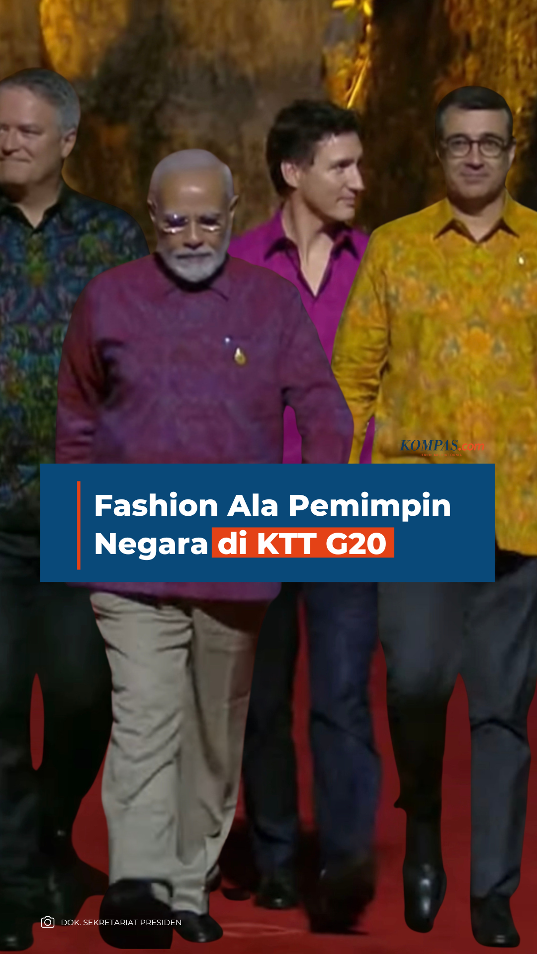 Fashion Ala Pemimpin Negara di KTT G20