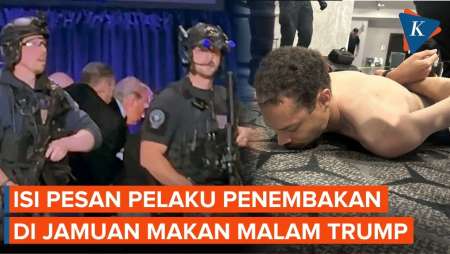 Pelaku Penembakan Di Jamuan Trump Sempat Menulis Pesan, Begini Isinya