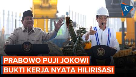 Momen Prabowo Puji Peran Jokowi Soal Program Hilirisasi di Indonesia