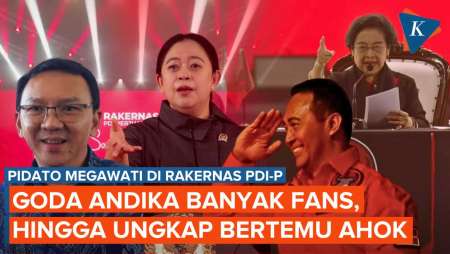 6 Poin Menarik Pidato Megawati di Rakernas V PDI-P
