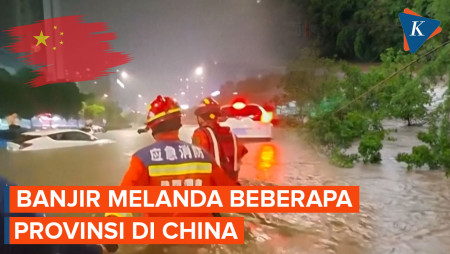 Banjir Genangi Beberapa Provinsi di China, Hujan Deras Jadi Penyebab