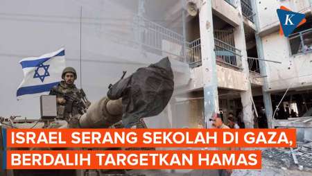 Roket Israel Hantam Sekolah di Gaza, Lagi-lagi Berdalih Targetkan Hamas