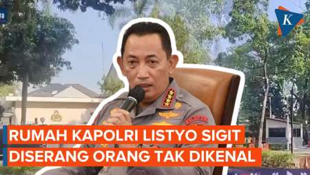 Rumah Kapolri Diserang oleh Seorang Pria, Polisi Gerak Cepat Tangkap Pelaku