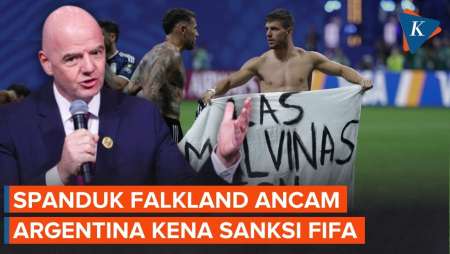 Argentina Terancam Sanksi FIFA Buntut Spanduk Falkland Di Laga Kontra Inggris