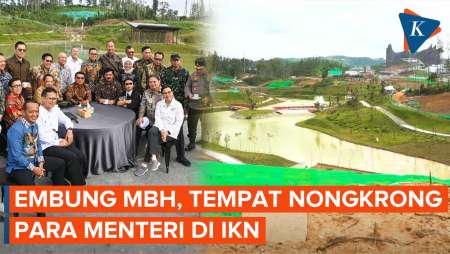 Menengok Embung di IKN, Tempat Nongkrong Para Menteri Sebelum Sidang Kabinet