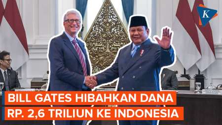 Bill Gates Beri Dana Hibah Rp 2,6 Triliun ke Indonesia