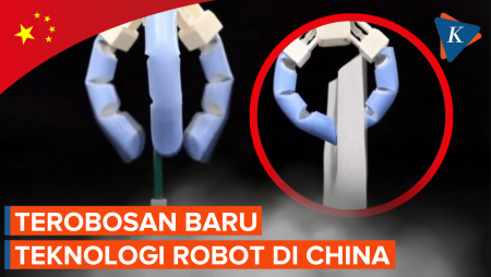 China Kembangkan Jari Robot Yang Bisa Genggam Benda Sangat Tipis Dan Rapuh