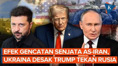 Terinspirasi Gencatan Senjata AS-Iran, Ukraina Desak Trump Tekan Rusia