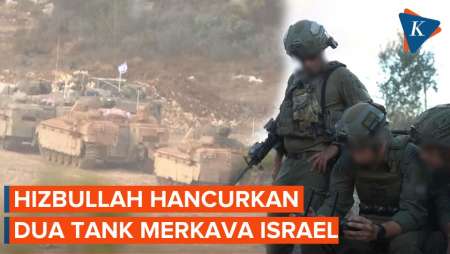 Tembakkan Rudal!  Hizbullah  Hancurkan Tank-tank Israel, Dua Tentara Tewas