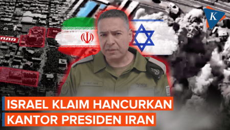 Militer Israel Klaim Hancurkan Kantor Presiden Iran Di Teheran
