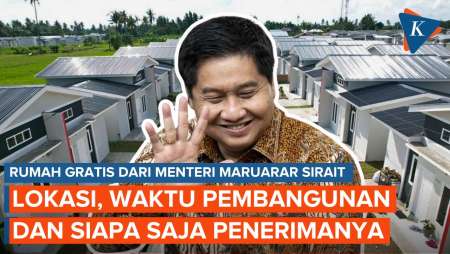 Rumah Gratis dari Menteri Maruarar: Lokasi, Waktu Pembangunan, dan Penerimanya