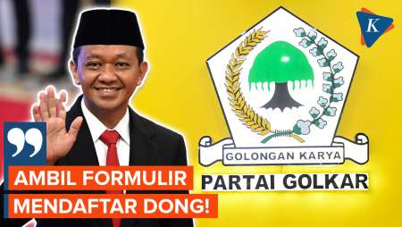 Malam Ini! Menteri ESDM Bahlil Daftar Jadi Calon Ketum Partai Golkar