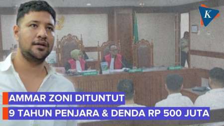 Ammar Zoni Dituntut 9 Tahun Penjara dalam Kasus Peredaran Narkoba di Rutan Salemba