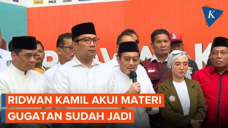 Ridwan Kamil Cerita Detik-detik Batal Gugat ke MK