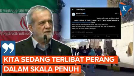 Mossad Dukung Demo Iran, Pezeshkian: Kita Terlibat Perang Skala Penuh